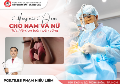 Nâng mũi cấu trúc Dome cho nam và nữ – Tự nhiên, an toàn, bền vững