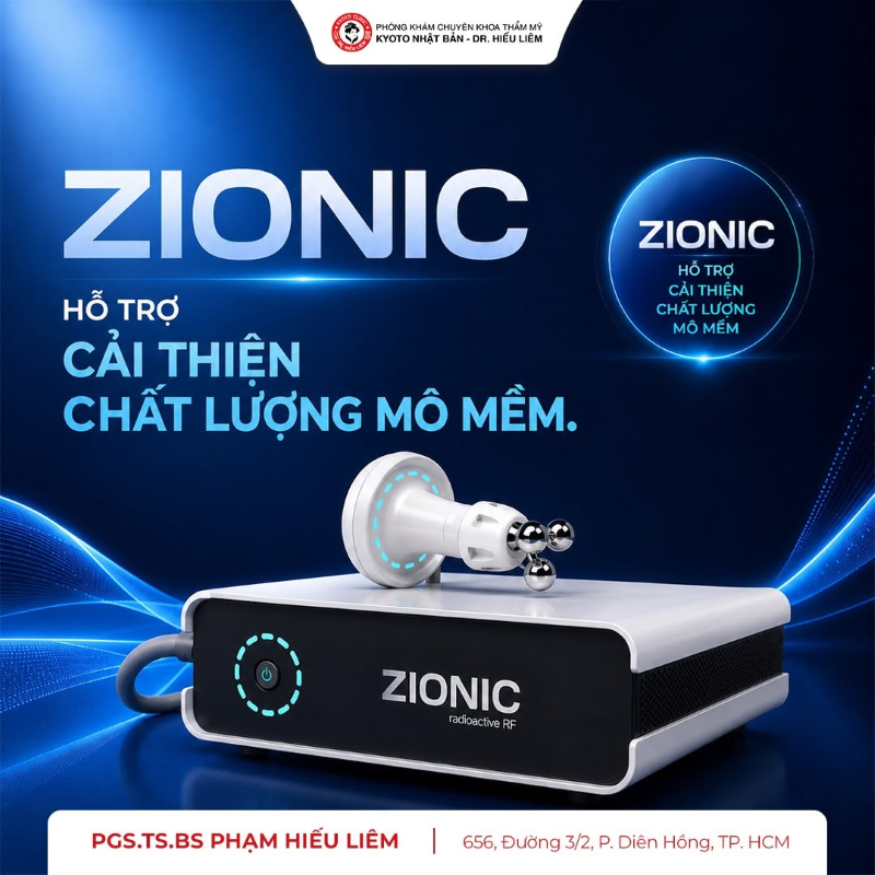 Công nghệ Zionic hỗ trợ phục hồi và làm săn chắc da, cơ sau phẫu thuật tạo hình thành bụng