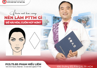 Khuôn mặt kim cương nên làm phẫu thuật thẩm mỹ gì?