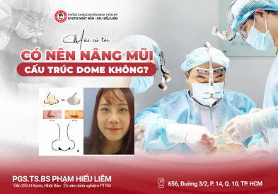 Mũi củ tỏi có nên nâng mũi cấu trúc Dome không?
