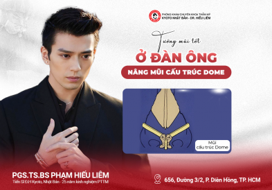Tướng Mũi Tốt ở Đàn Ông - Nâng Mũi Cấu Trúc DOME
